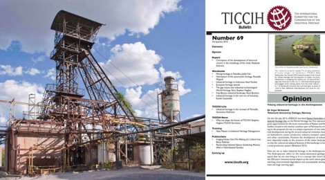 TICCIH BULLETIN NUMBER 69, 3RD QUARTER 2015 PUBLISHED