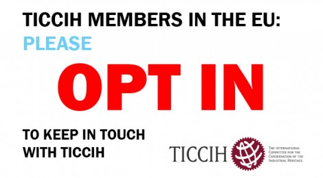 TICCIH AND THE GDPR