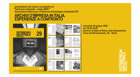Presentation of Issue 29 of the Journal Patrimonio Industriale